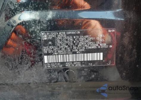 2009 Toyota Rav4 из США, поврежденный, VIN JTMBF33V49D018460